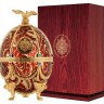 Графин Императорская коллекция яйцо Фаберже Золотое с цветами (0.7л) в деревянной подарочной упаковке